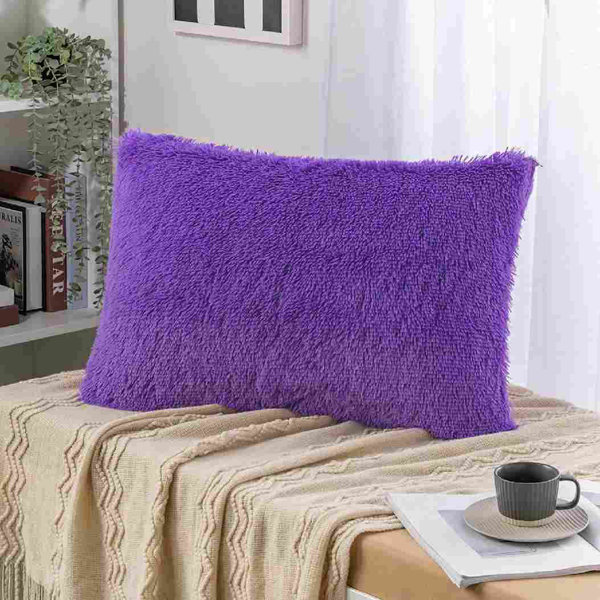 Everly Quinn Faux Fur Pillow Cover Wayfair